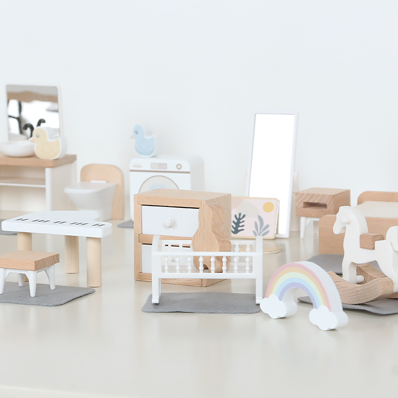 Kids Outdoor Kitchen Accessories - Aksesori Rumah Boneka Miniatur Furnitur Simulasi