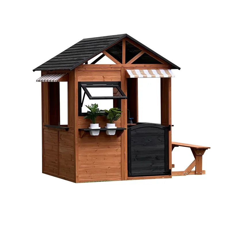 Rumah Boneka Kayu untuk Anak-a - Kids Outdoor Climbing Frame ulasan dan harga