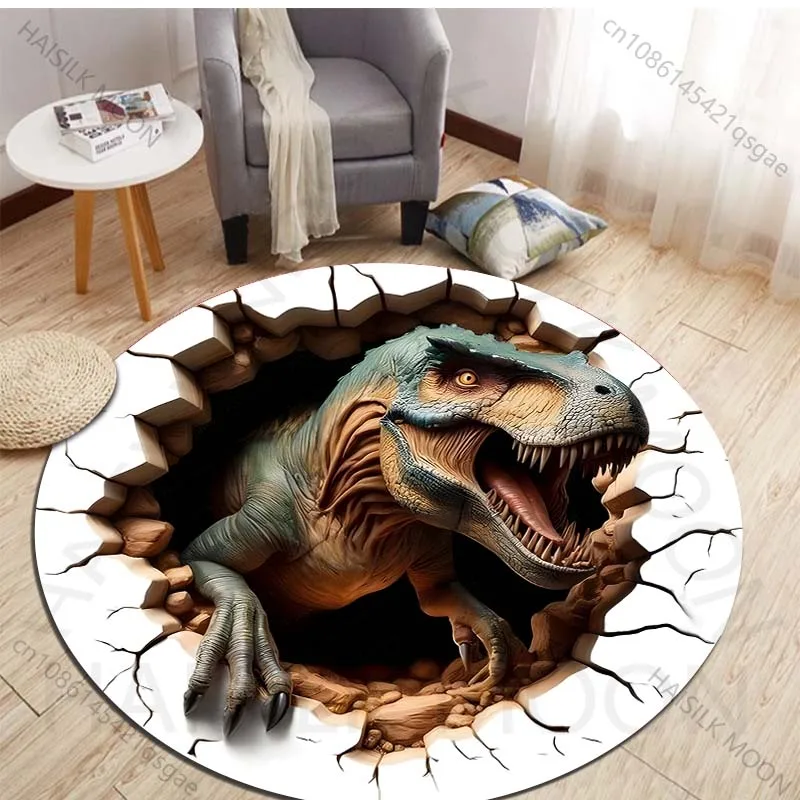 Karpet Bundar Gambar Dinosauru - Kids Outdoor Area ulasan dan harga