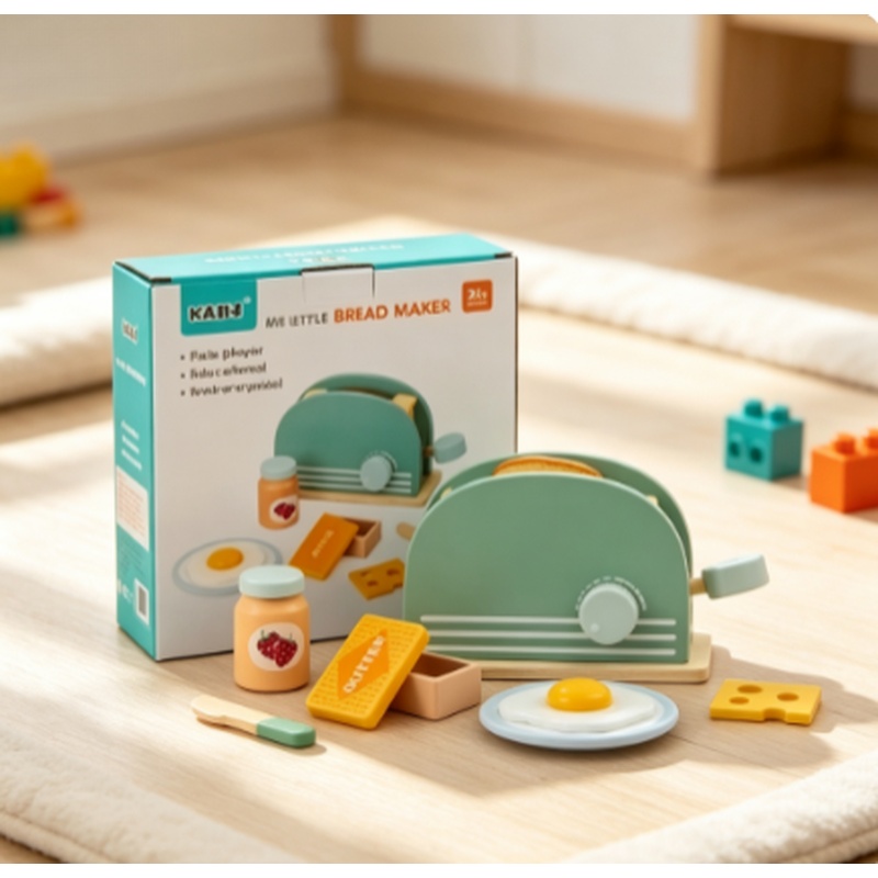 Mainan Pemanggang Roti Simulas - Kids Outdoor Kitchen Accessories ulasan dan harga