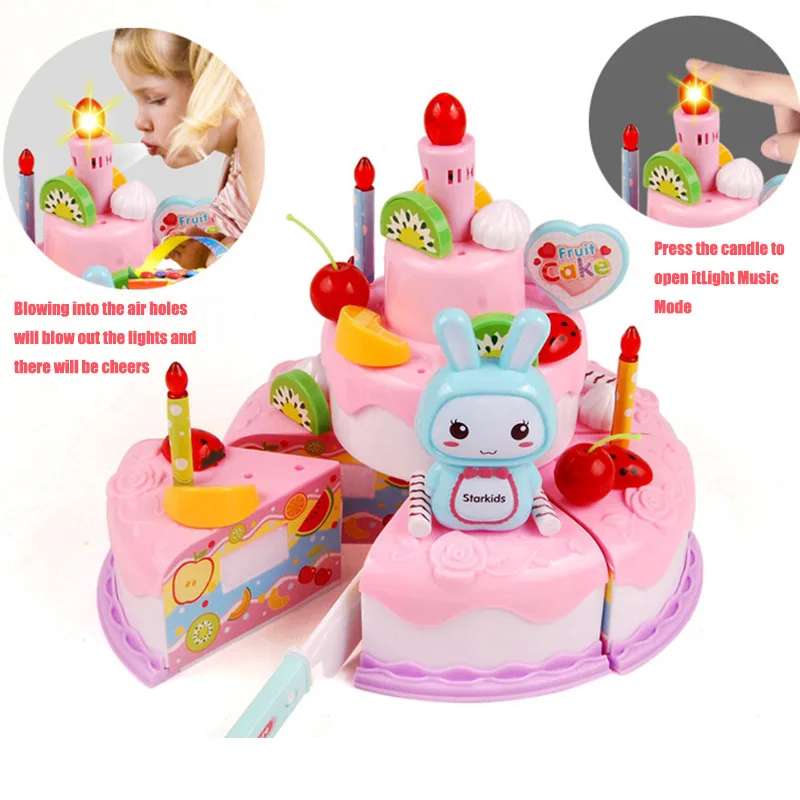 Mainan simulasi kue ulang tahu - Kids Outdoor Kitchen Accessories ulasan dan harga