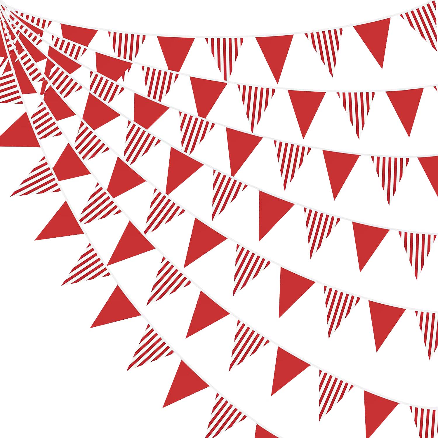 10M Bendera Segitiga Merah Put - Q Kids Outdoor ulasan dan harga