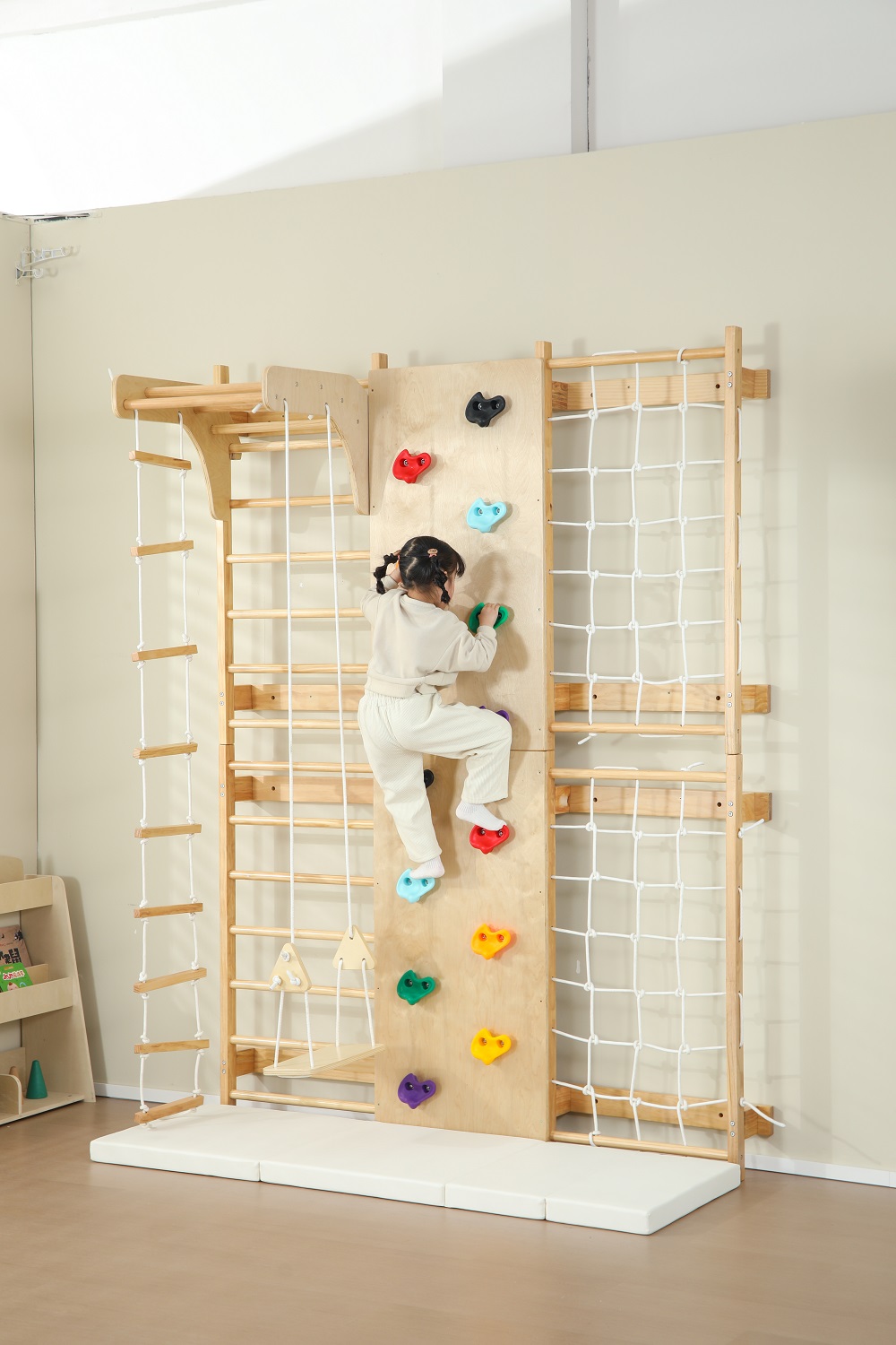 Tangga Panjat Kayu Anak Indoor - Kids Outdoor Climbing Frame ulasan dan harga